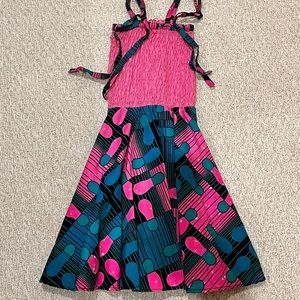 Beautiful NEW African print dress, size 6x